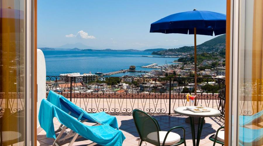 Vista panoramica dall'hotel