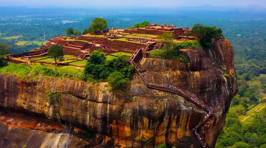 Sigiriya: le scale