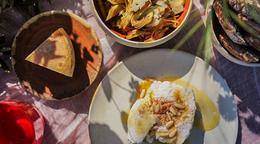 Piatti di una degustazione