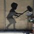 Hammer Boy di Banksy, Upper West Side