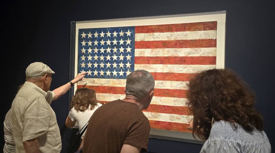 Flag, di Jasper Johns, MoMa