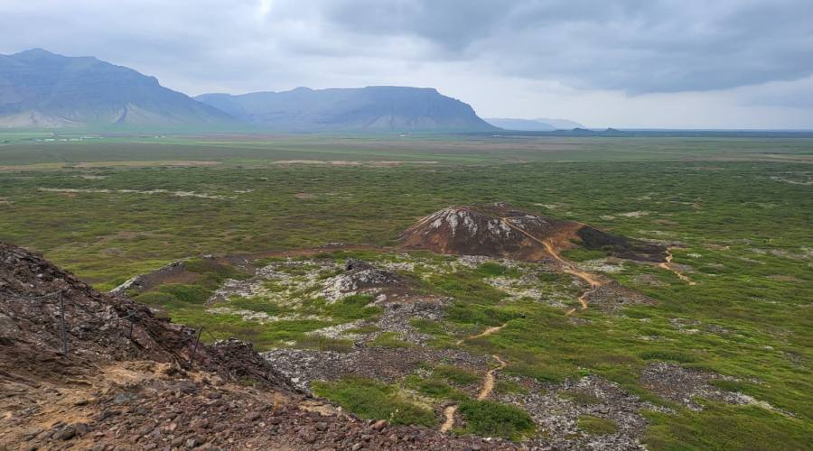 Vista dal Cratere di Eldborg