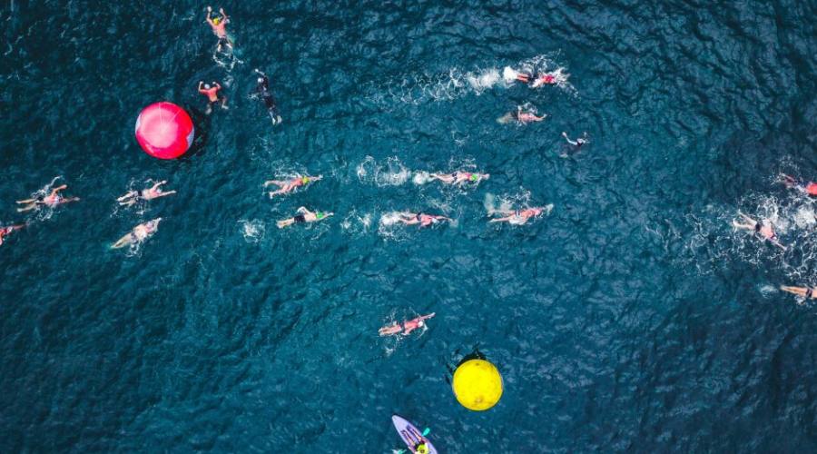 Camp di nuoto in acque libere