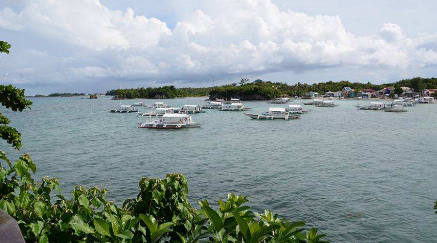 Barche tipiche in rada