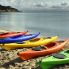 Kayak sulla spiaggia