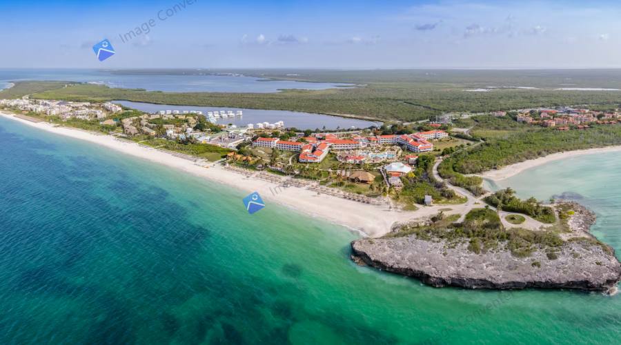 Vista del alto Hotel Sol Cayo Coco