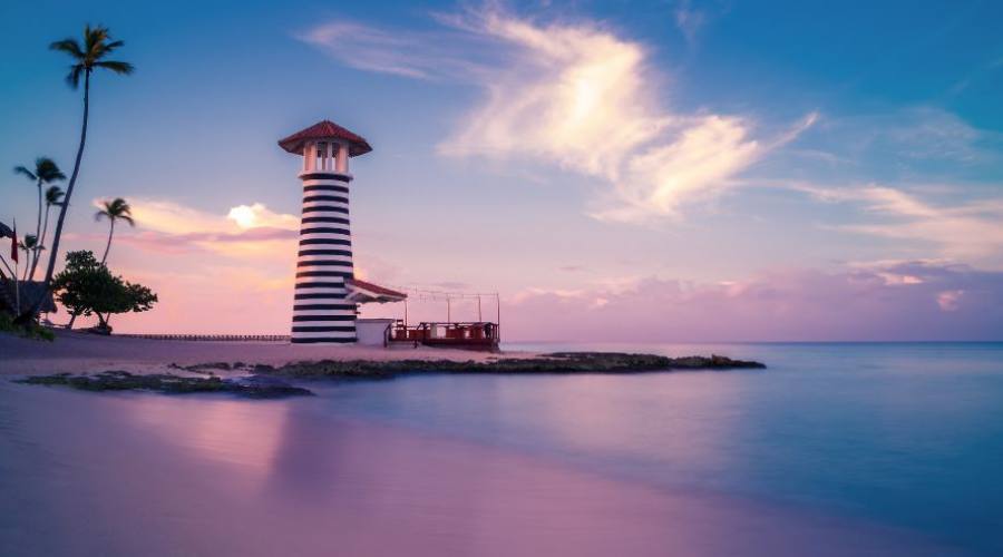 Amanecer en la playa de Bayahibe