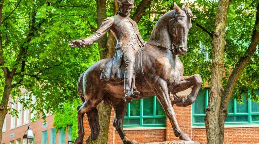Estatua Paul Revere, Boston