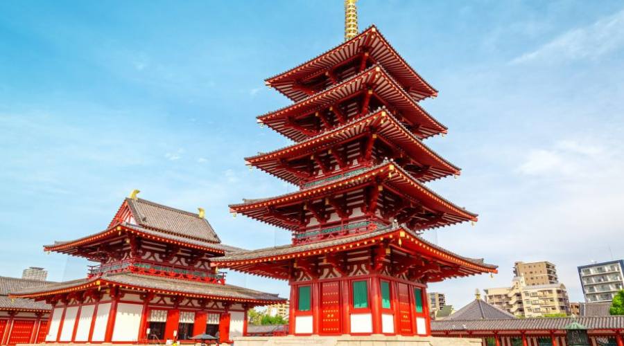 Pagoda del templo Shinnetoji, Osaka