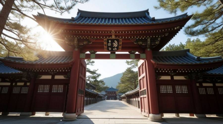 Puerta del templo Todai-ji, Nara