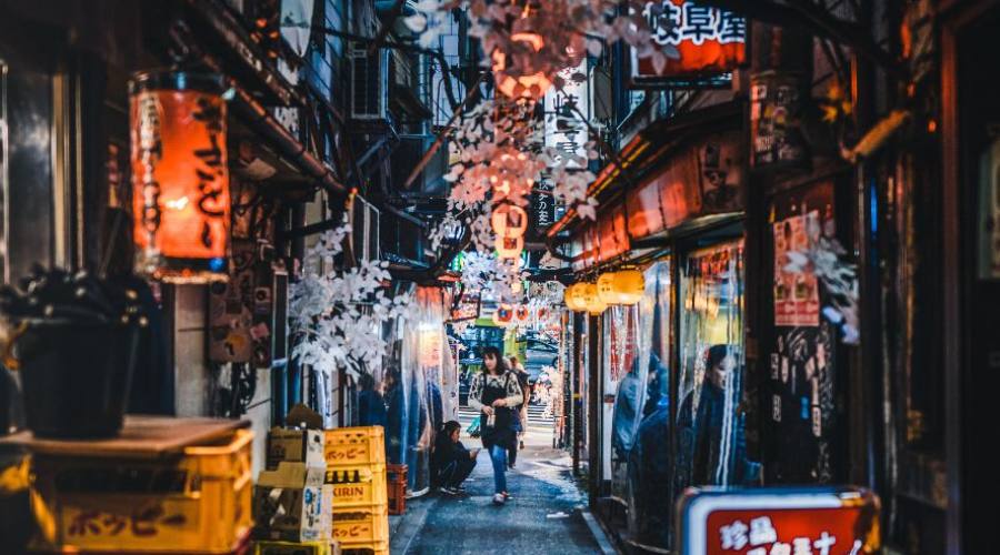 Shinjuku por la noche. Tokio