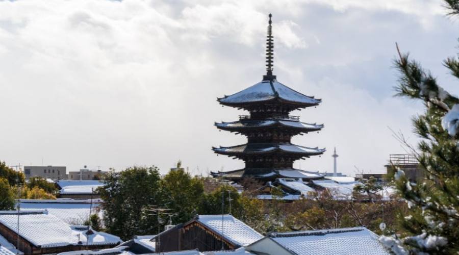 Pagoda hist&oacute;rica de Kioto