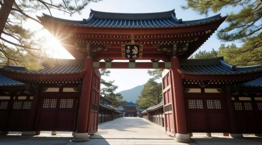 Puerta del Templo Todai-ji en Nara