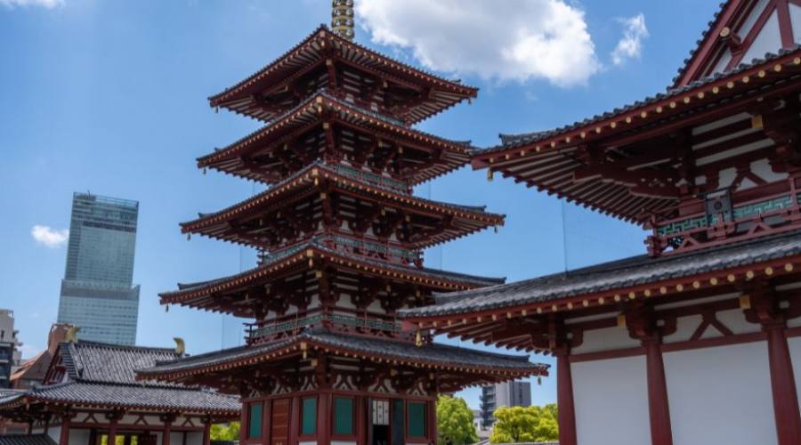 Pagoda del templo Shinnetoji, Osaka