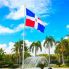 Bandera Dominicana en Punta Cana