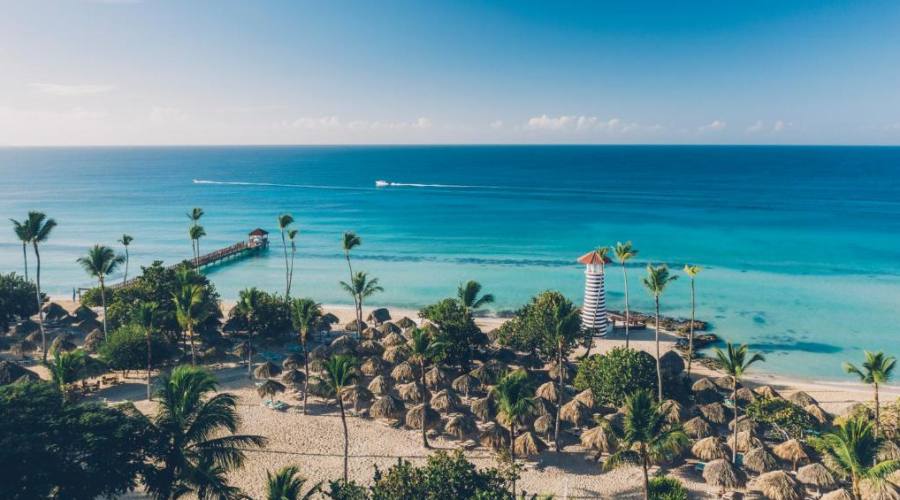 Vista del alto de la playa