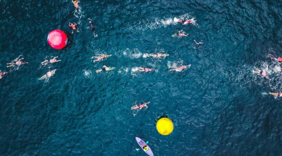 Camp di nuoto in acque libere