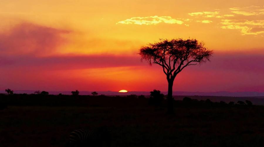 Tramonto al Masai Mara