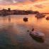 Il tramonto sulle spiagge