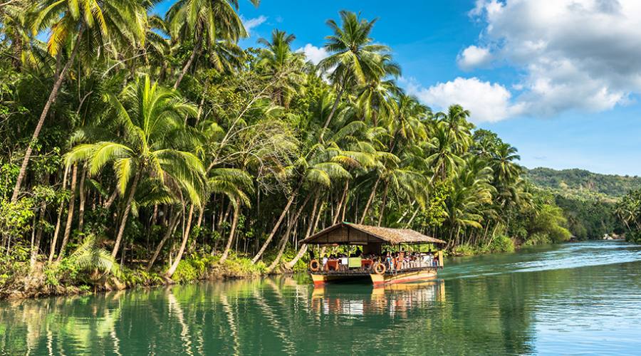 Il fiume Loboc