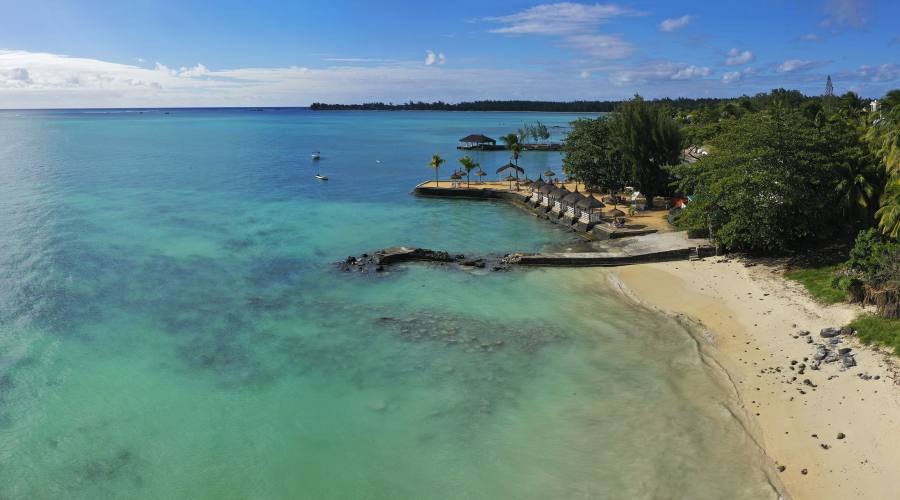 La spiaggia vicino al Beach Club