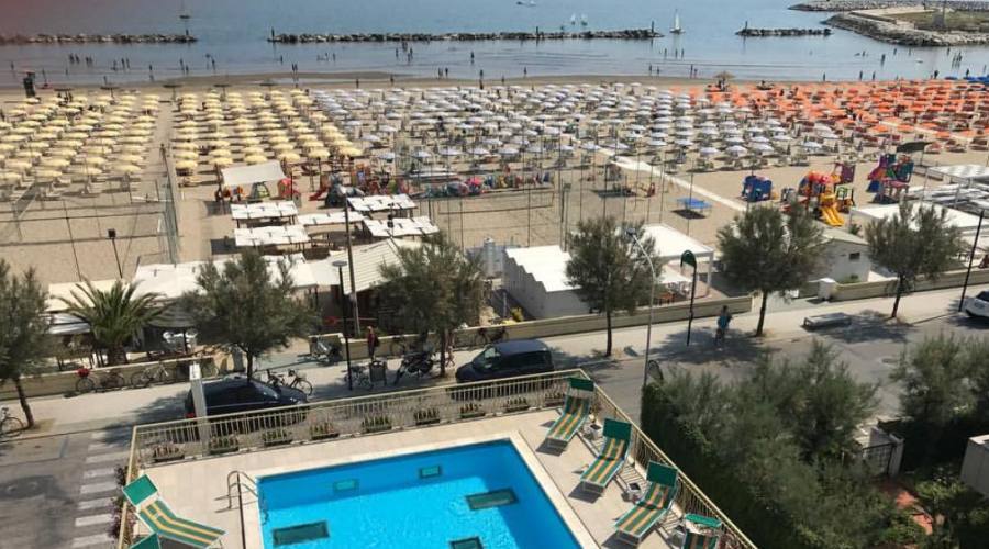 Panoramica della spiaggia