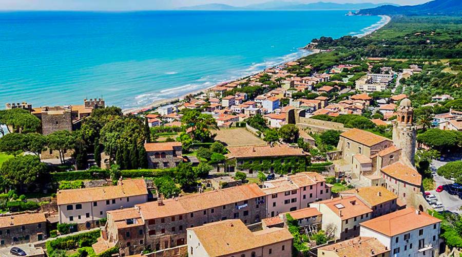 Panoramica su Castiglione della Pescaia