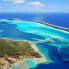 Vista aerea di Bora Bora