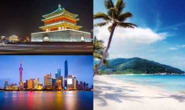 Caleidoscopio in Gruppo e Mare a Sanya