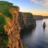 Scogliere Cliffs of Moher al tramonto