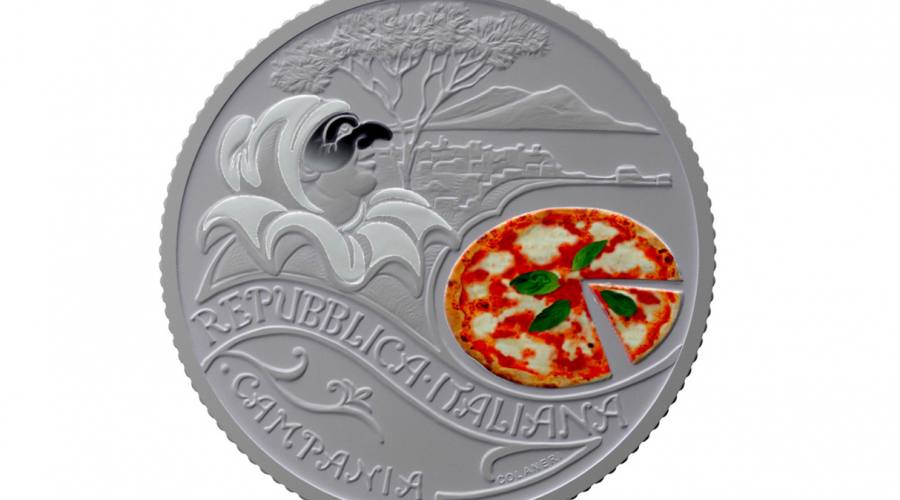 Moneta celebrativa della Pizza