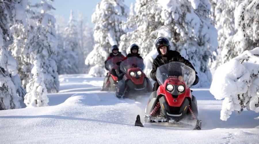 avventura in motoslitta