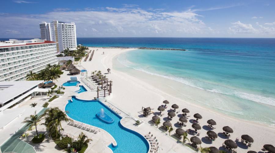 Hotel Kristal Cancun dall'alto