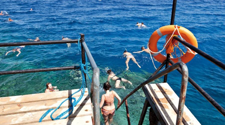 Snorkeling dal pontile