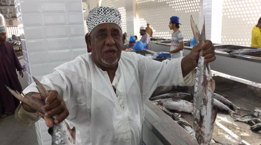Il mercato del pesce di Muscat