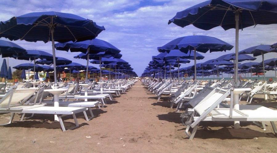 Spiaggia attrezzata